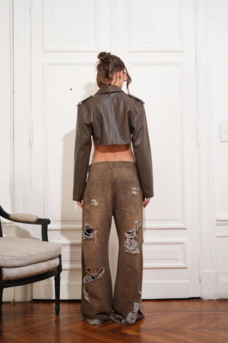JEAN AV CORRIENTES BROWN #preorder