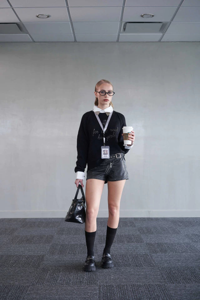 Leather Dirty Short