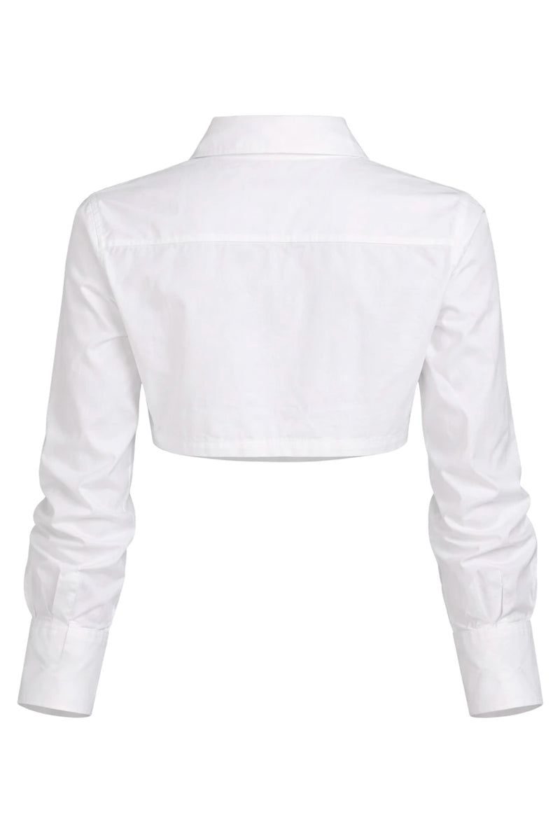 Pin cropped shirt