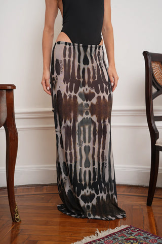 capri long skirt