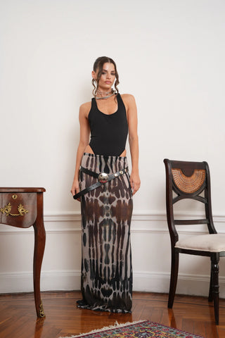 capri long skirt