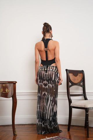 capri long skirt