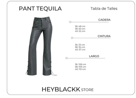 PANTALON ECOCUERO tequila