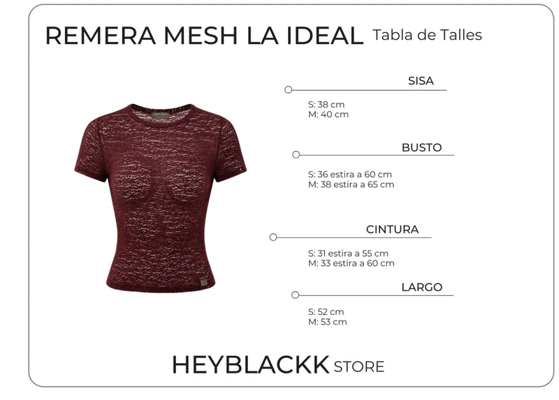 REMERA MESH