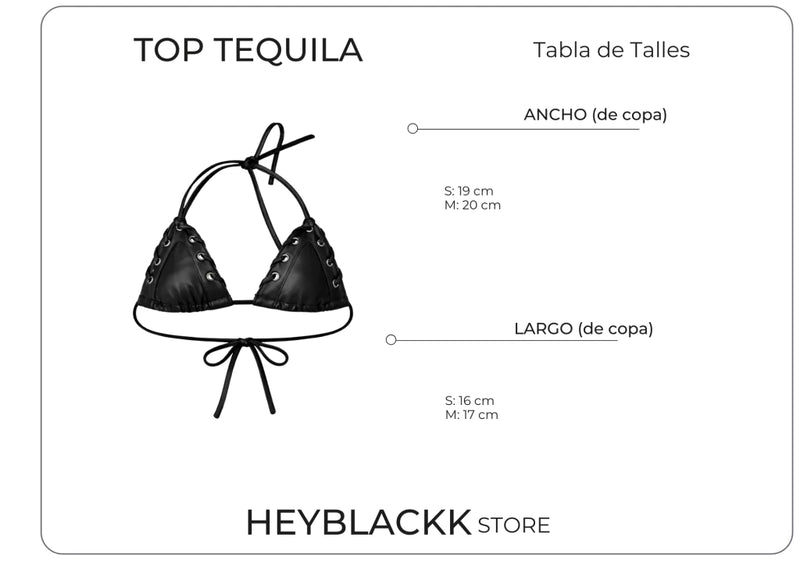 Corpiño Ecocuero Tequila